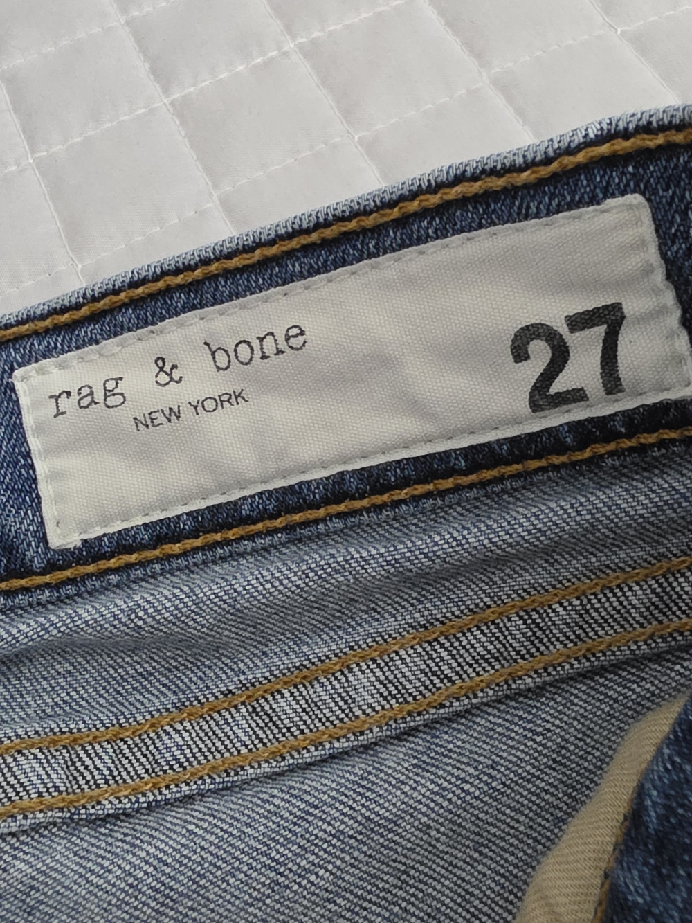 rag & bone The Dre Slim Fit Boyfriend/Skinny Jeans In Carter Womens 27 - Picture 7 of 11